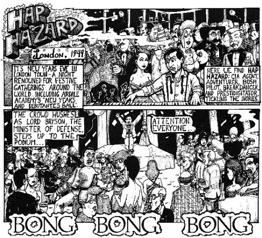 'Hap Hazard'&copy;1985 Richard Florence